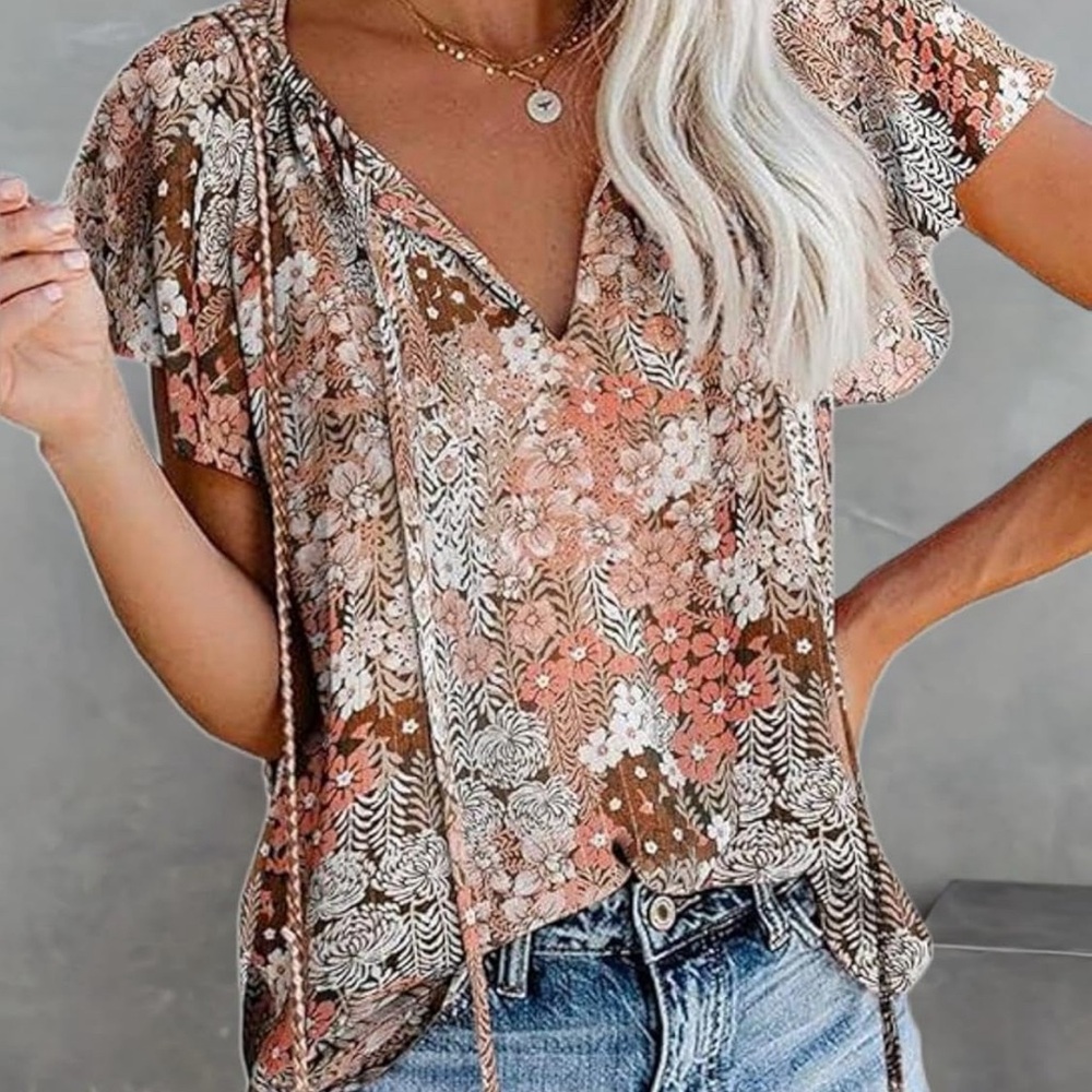 Floral summer top